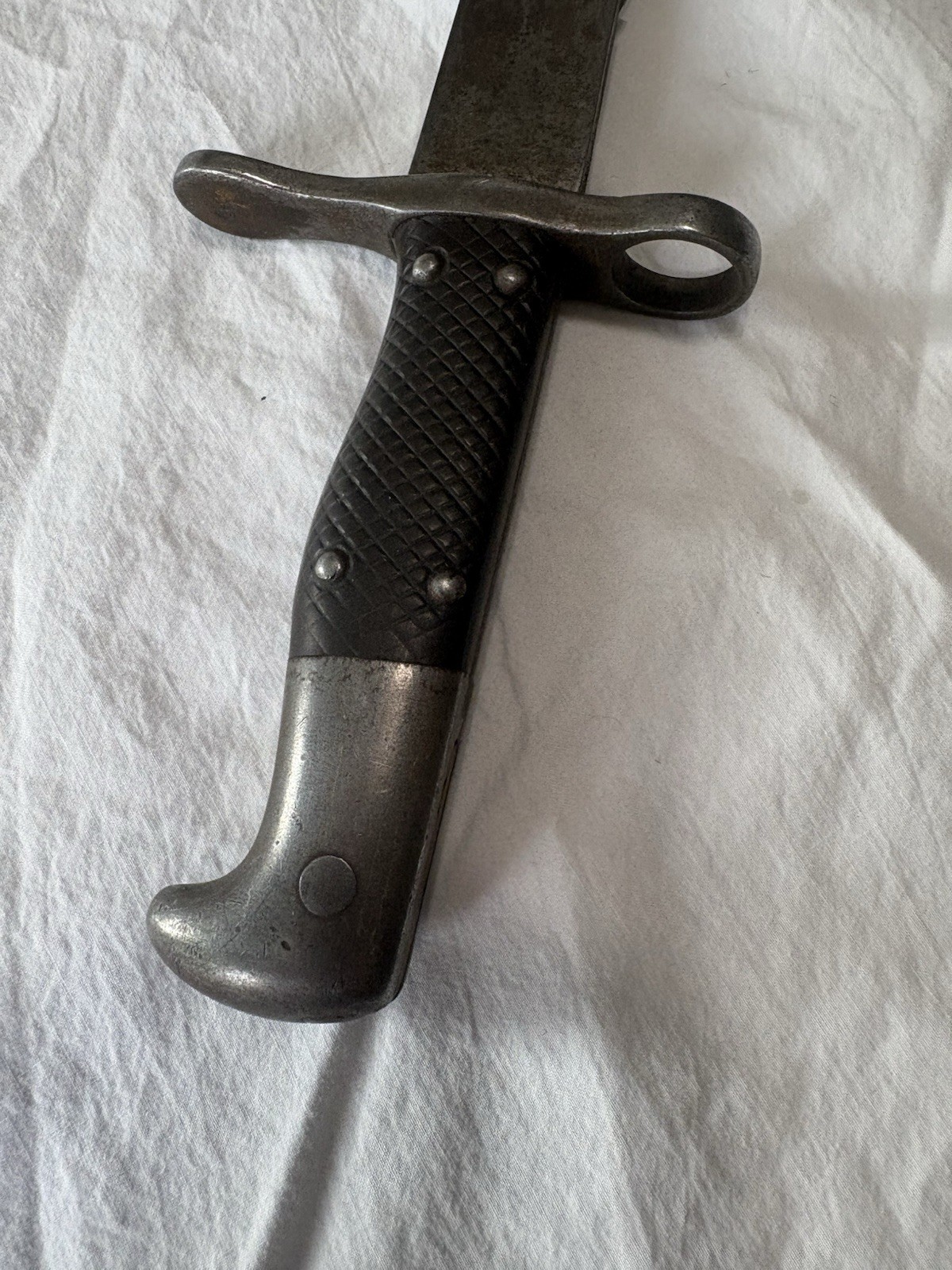 Swiss Vetterli Neuhausen Saw back Bayonet S.J.C. NEUHAUSEN 24"