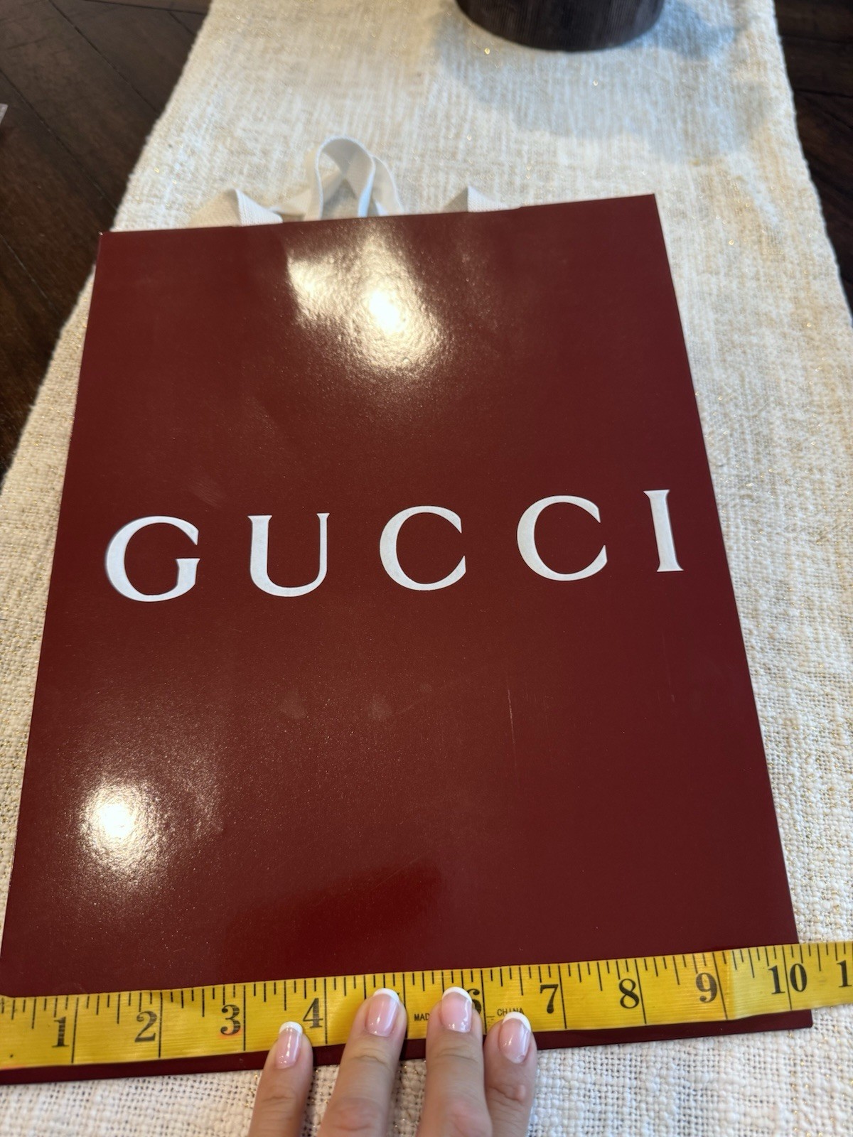 Gucci Empty Gift Bag 13 x 10 x 5
