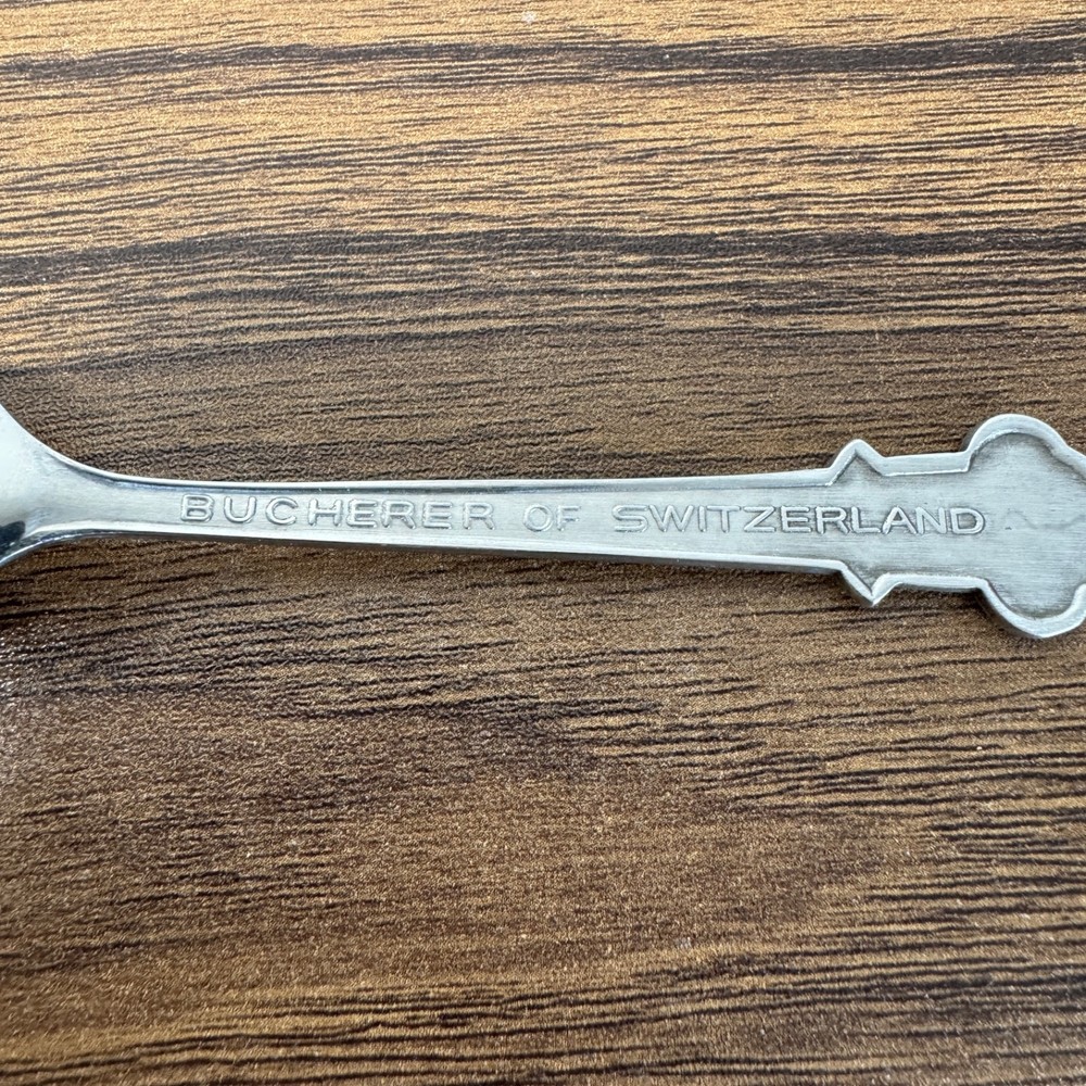 Lucerne Rolex Bucherer Silver Plated Collectable Spoon