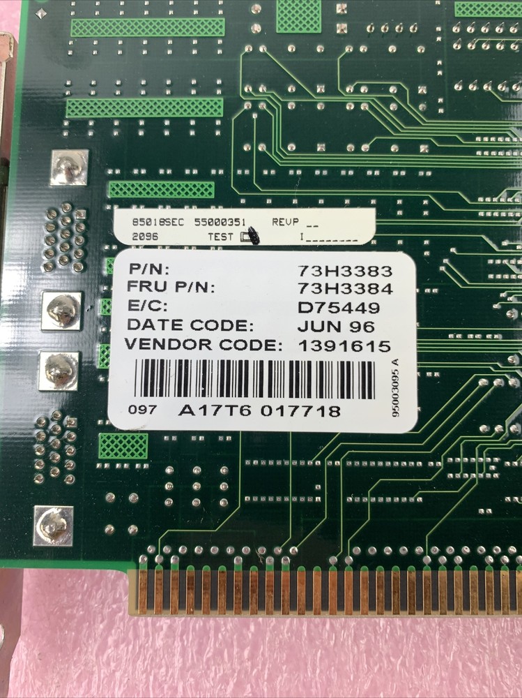 IBM 73H3384 73H3383 2933 128-Port Async Controller ISA
