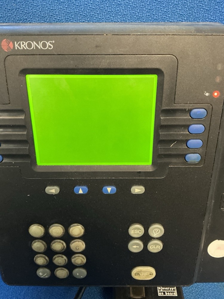 KRONOS System 4500 Time Clock Card Reader Terminal, 8602004-001-Free SHP