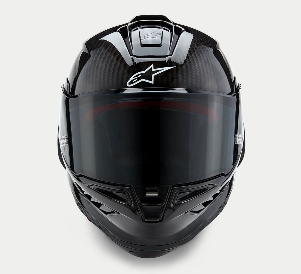 Alpinestars Supertech R10 Solid Helmet, Carbon Shell, CE-Certified Large