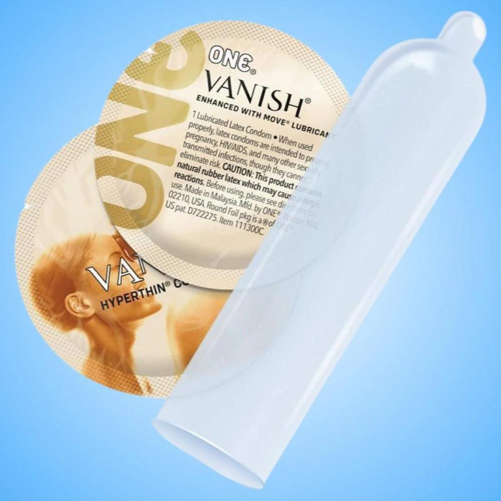ONE Vanish Hyper-Thin Condoms | 100-Pack