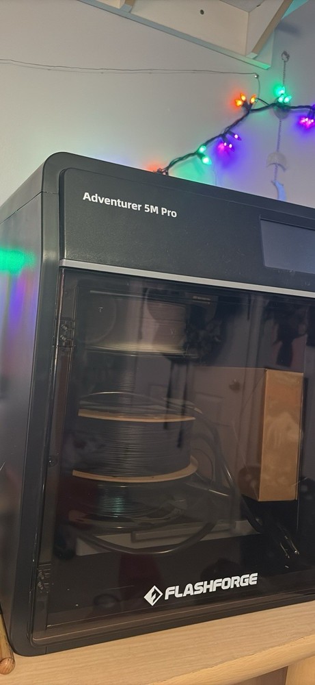 Flashforge Adventurer 5M Pro 3D Printer USB Interface with Filament Spools