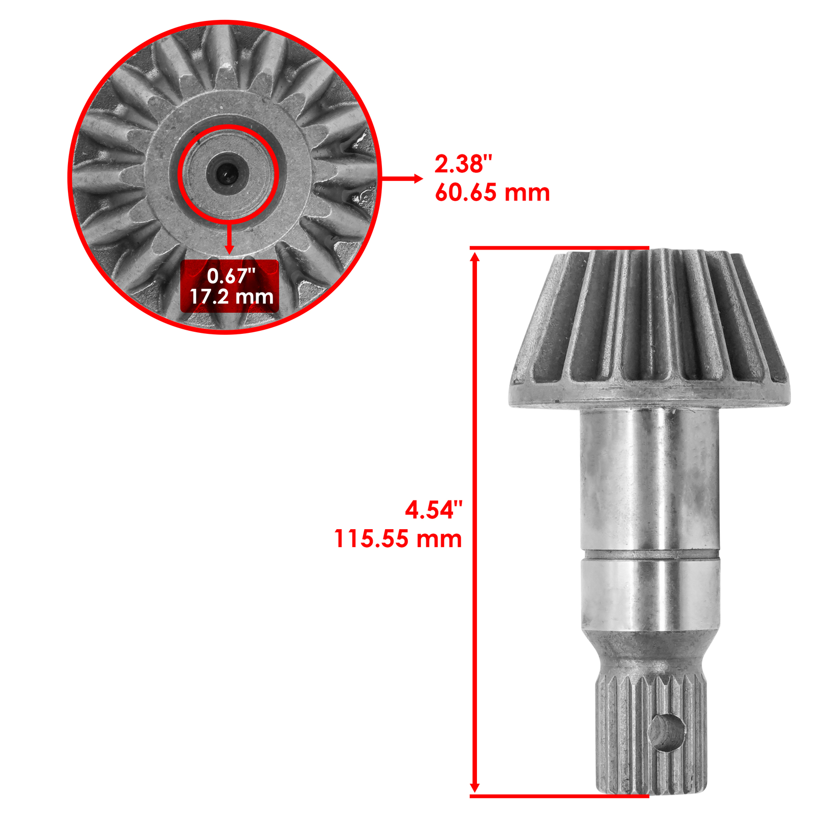 Front Differential Kit For Polaris RZR XP 1000 2014-23 / RZR XP 4 1000 2014-23
