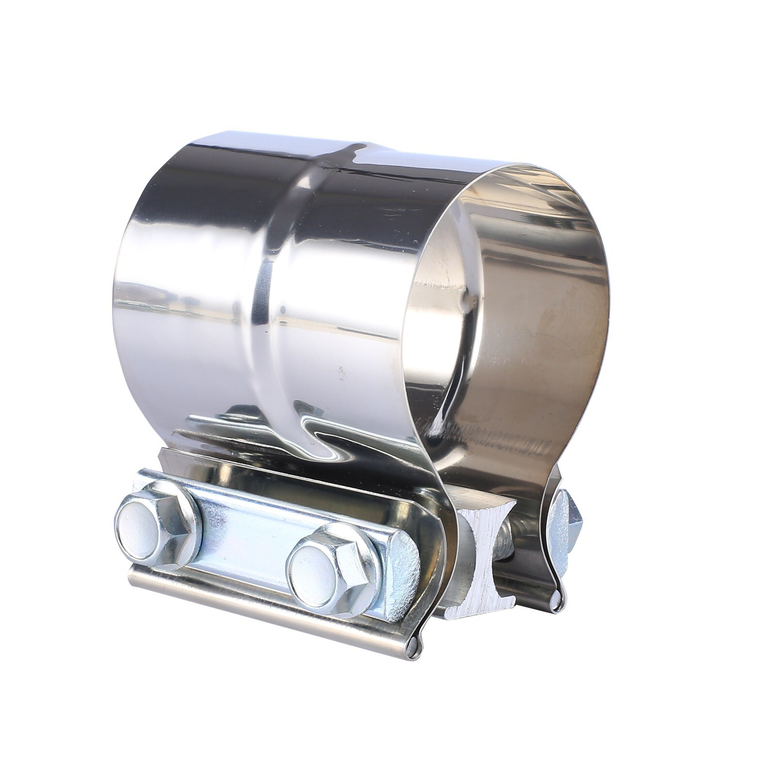 8Pcs 2.5" Stainless Steel 304 Heavy Duty Exhaust Band Clamp Lap Joint Clamps