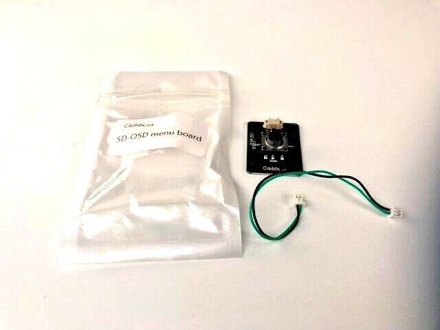 Caddx FPV analog digital camera OSD menu control module with cable