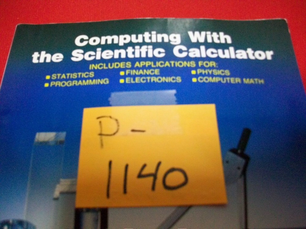 CASIO COMPUTING WITH THE SCIENTIFIC CALCULATOR MANUAL MULTIPLE APPLICATIONS