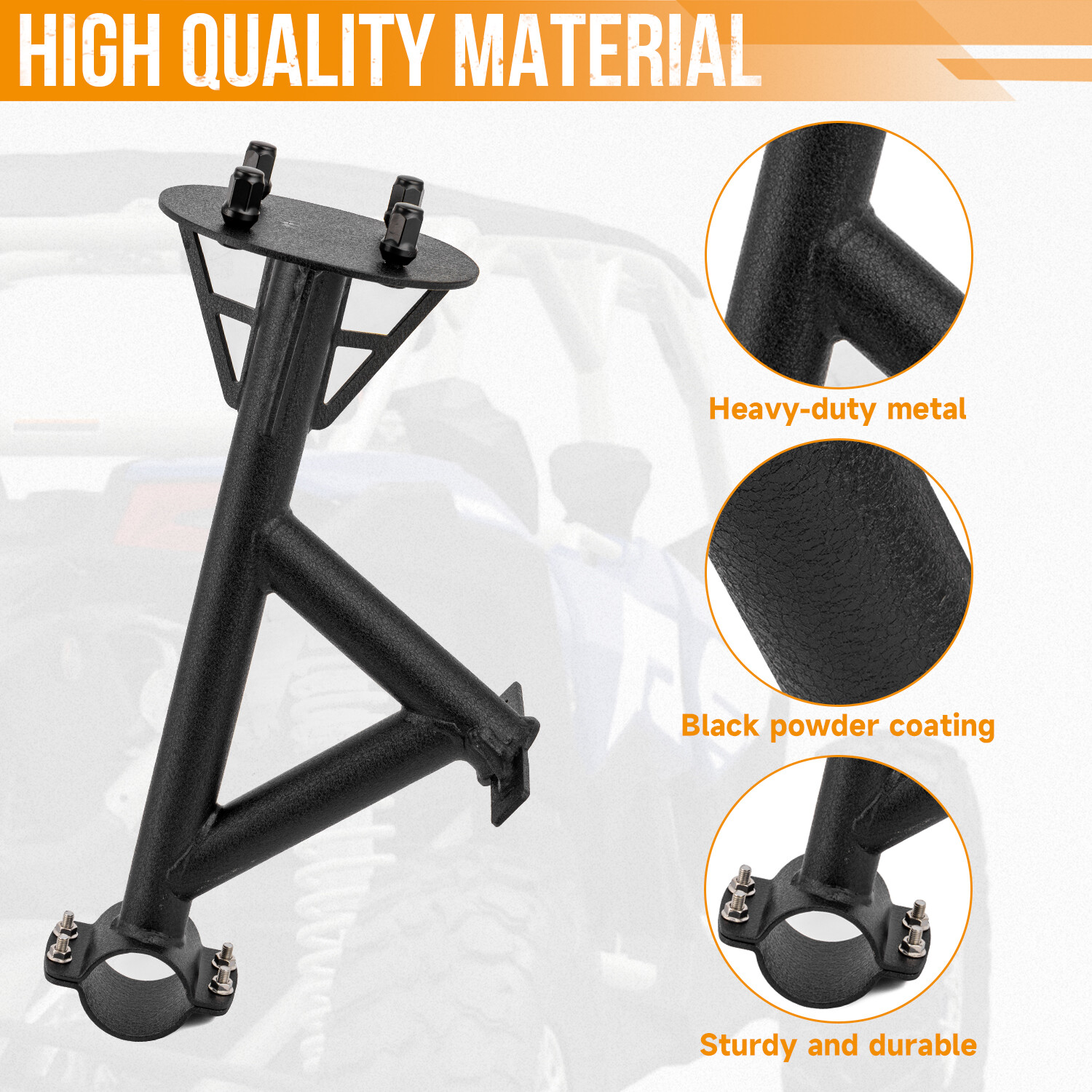 For Can-Am Maverick X3 2017-2024 New Spare Tire Carrier Mount Rack Holder Turbo