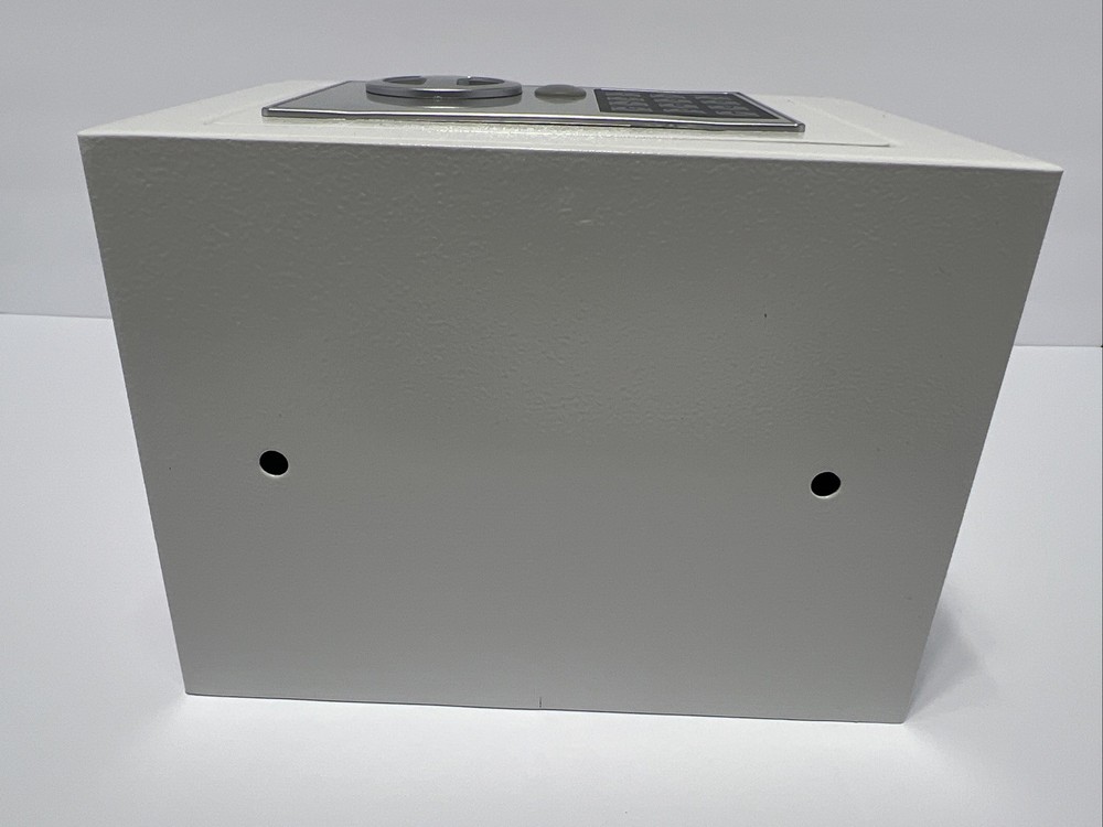 Small Safe Box Digital Electronic Security Safe Box for Home White