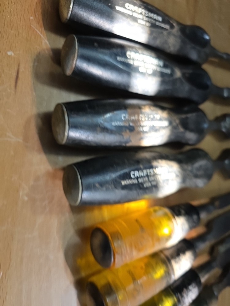Craftsman Wood Chisel Lot And Others