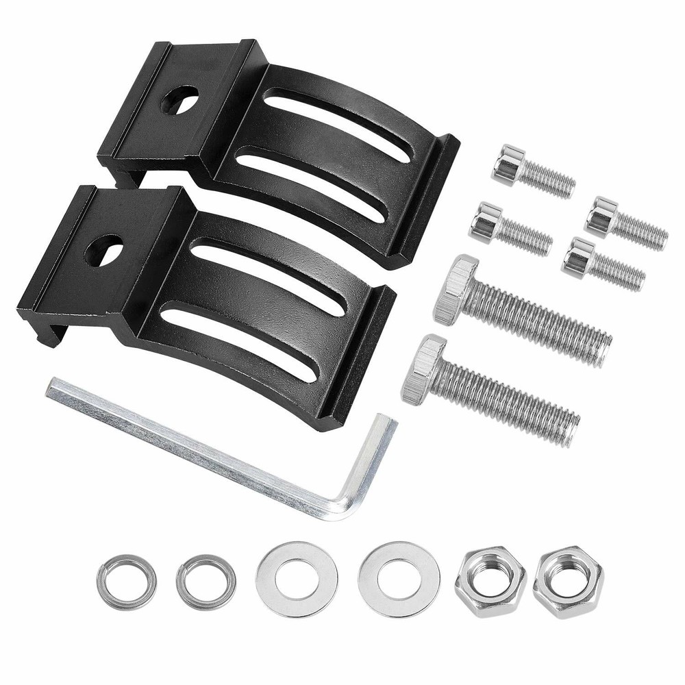 Pair Mount Bracket LED Work Light Bar Cube Pods Base Mounting Holder Universal