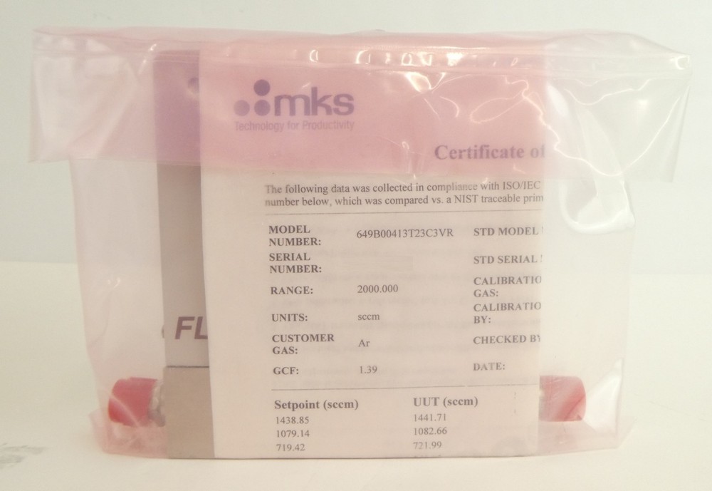MKS Instruments 649B00413T23C3VR Pressure Controller Type 649 New Surplus