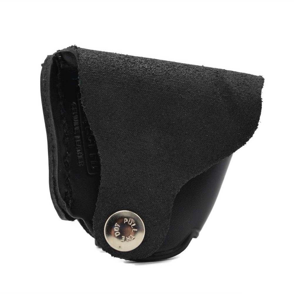 Perfect Fit Quick Release ASP Handcuff Case Pouch Large Size Chrome Snap
