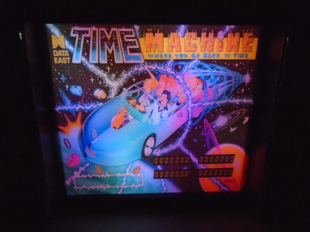 Time Machine Pinball Head LED Display light box