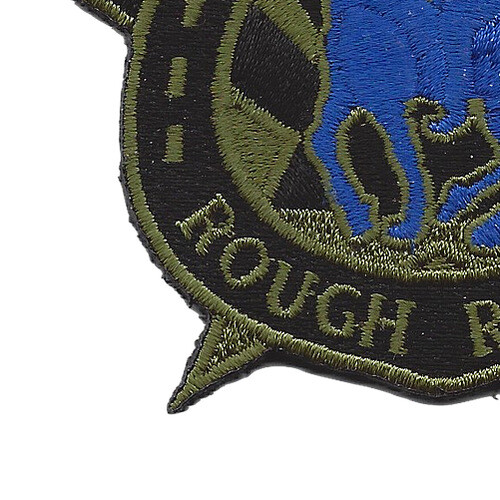 118th Cavalry Regiment OD Green Patch Hook And Loop