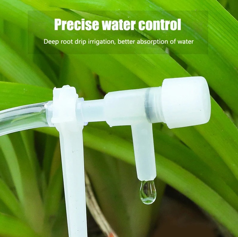 1 SET Garden Drip Irrigation Kit with Valve & Micro Dripper System - NEW