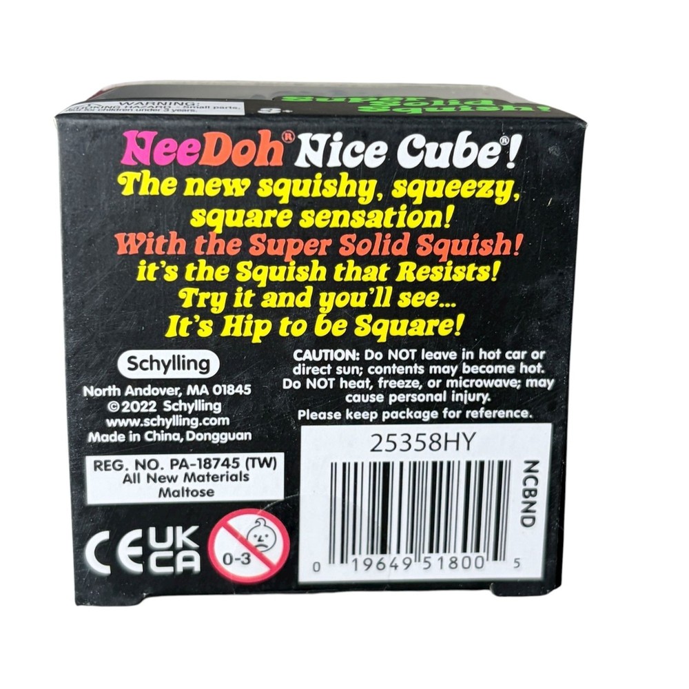 Viral NeeDoh Nice Cube and Nice Ice Baby Bundle BLUE NEW
