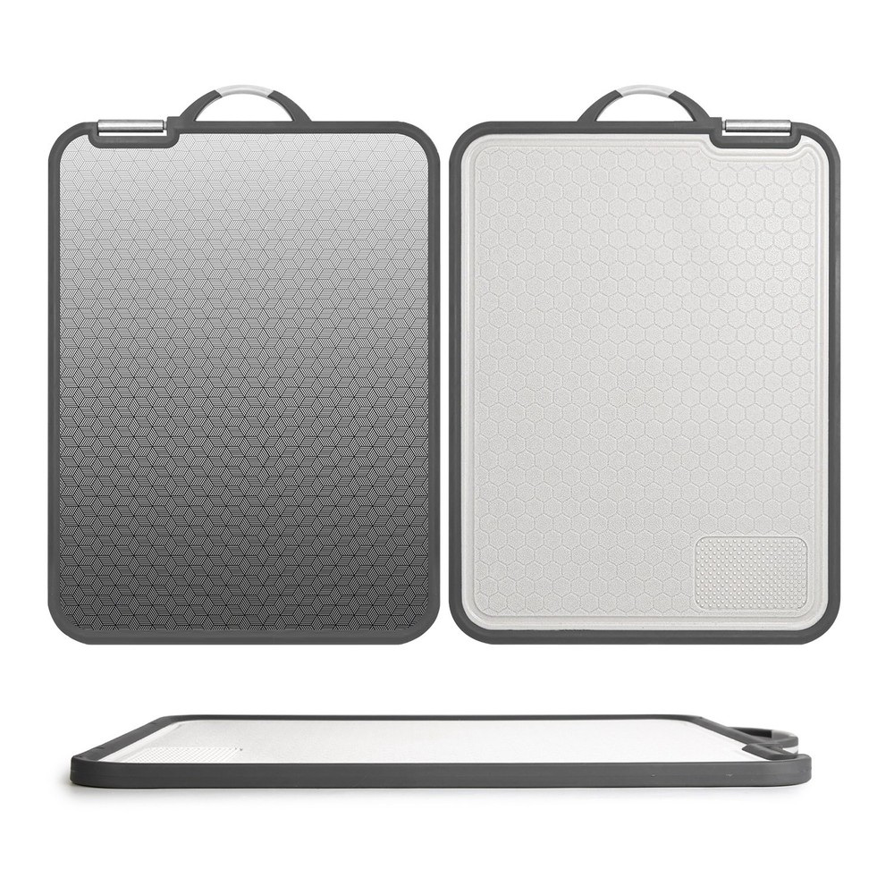 2Pcs Kitchen Cutting Board PP Chopping Board Cutting Board Mesh--Double Sided