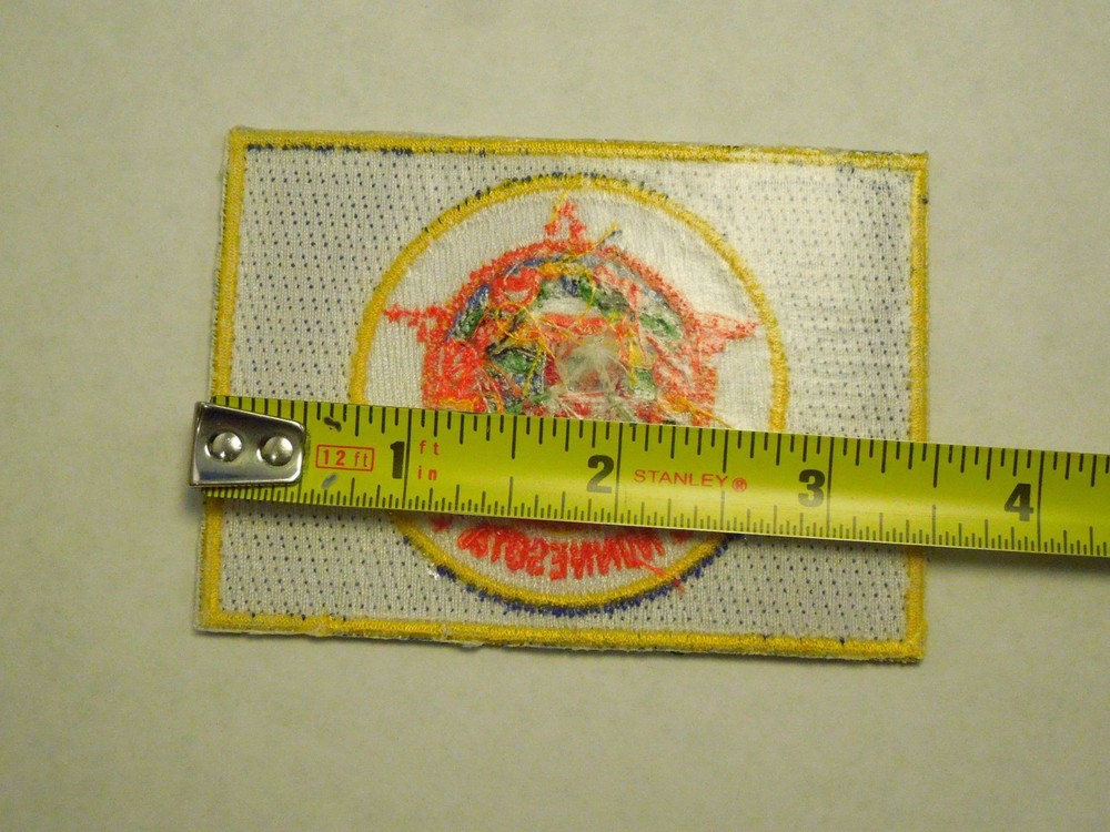 Minnesota State Flag Seal Embroidered Iron On Patch