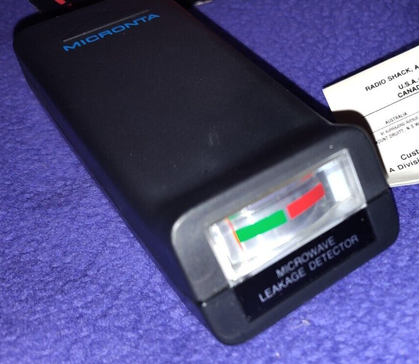 RADIO SHACK MICROWAVE LEAKAGE DETECTOR CAT # 22-2001
