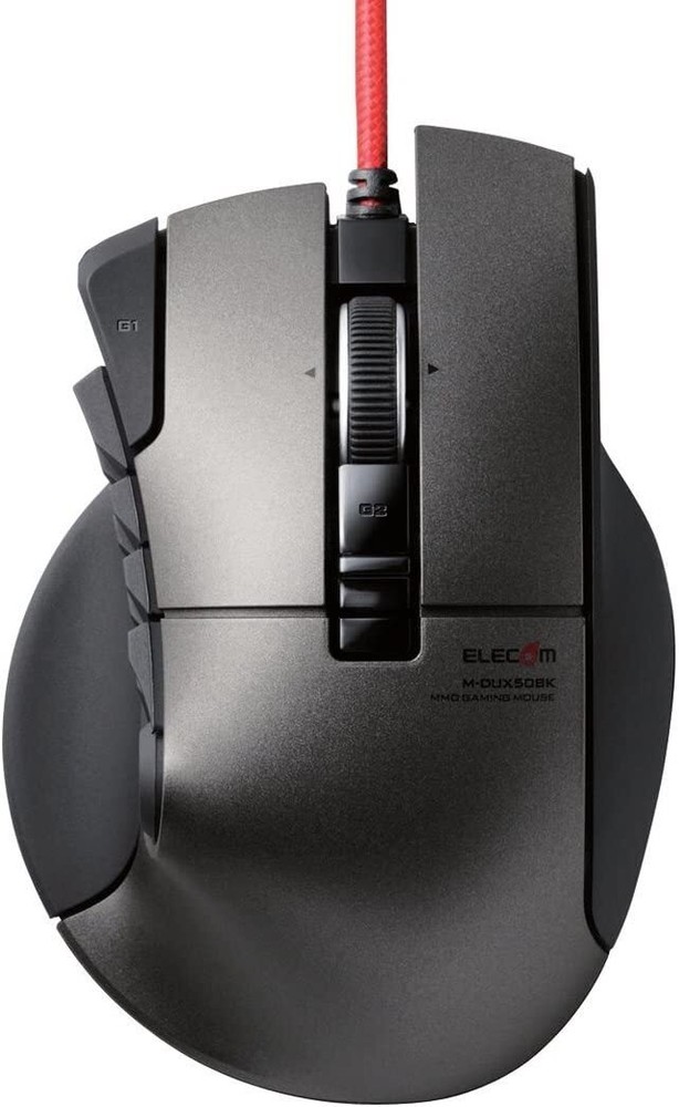 ELECOM USB gaming mouse [DUX] wired 14 button 3500dpi Hardware macro compat