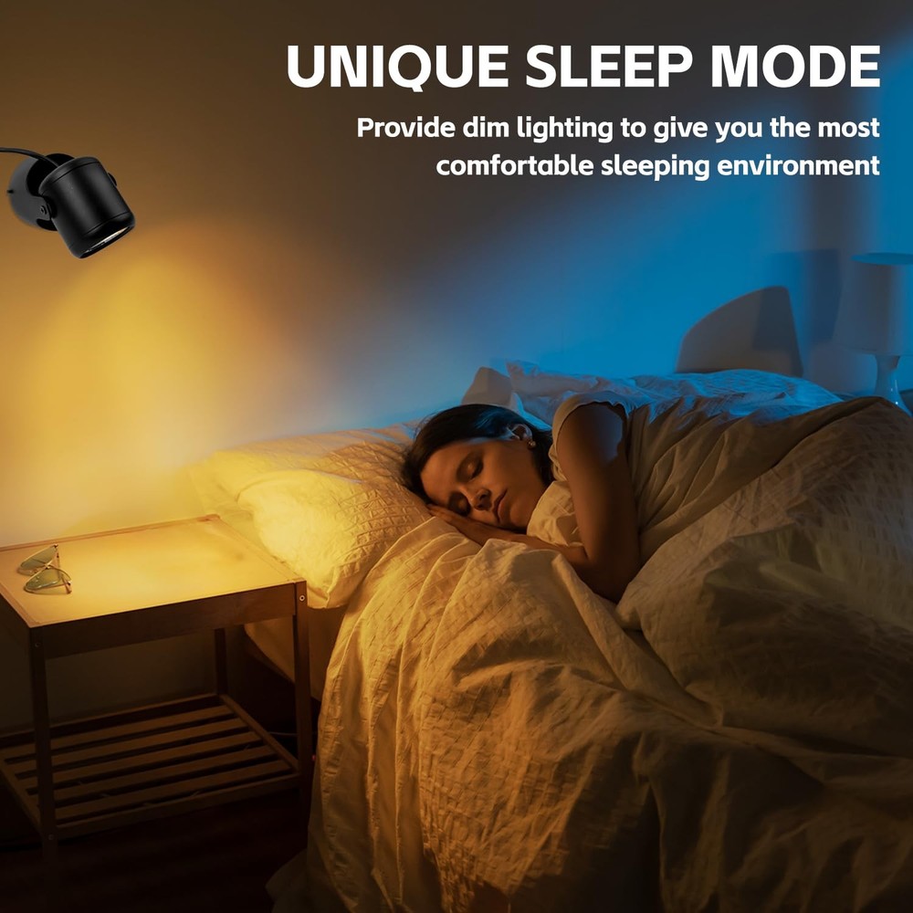 LED Uplighting Indoor with Timer and Remote, Stepless Adjustable Color Temper...