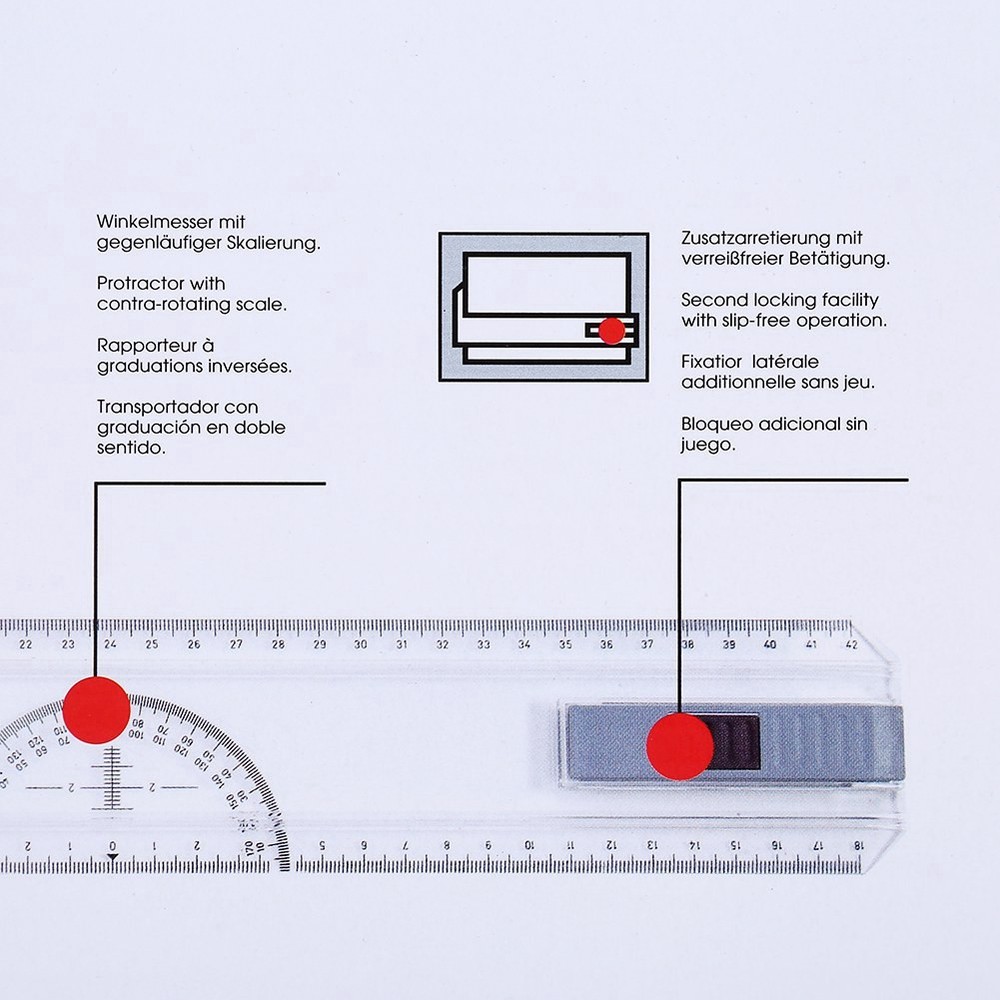Multifunctional A3 Drawing Board Table With Adjustable Angle Rulers