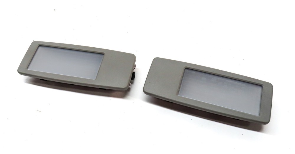 2013 BMW X1 (E84) INTERIOR OVERHEAD LEFT & RIGHT READING LIGHT SET/2 (Gray)