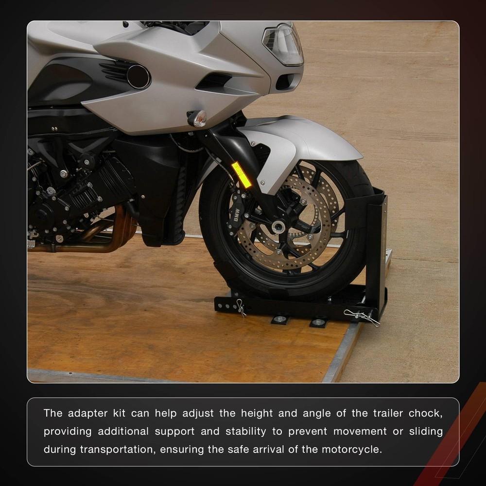 SC-2000 Additional Trailer Chock Adapter Kit Compatible with SC-3000 black