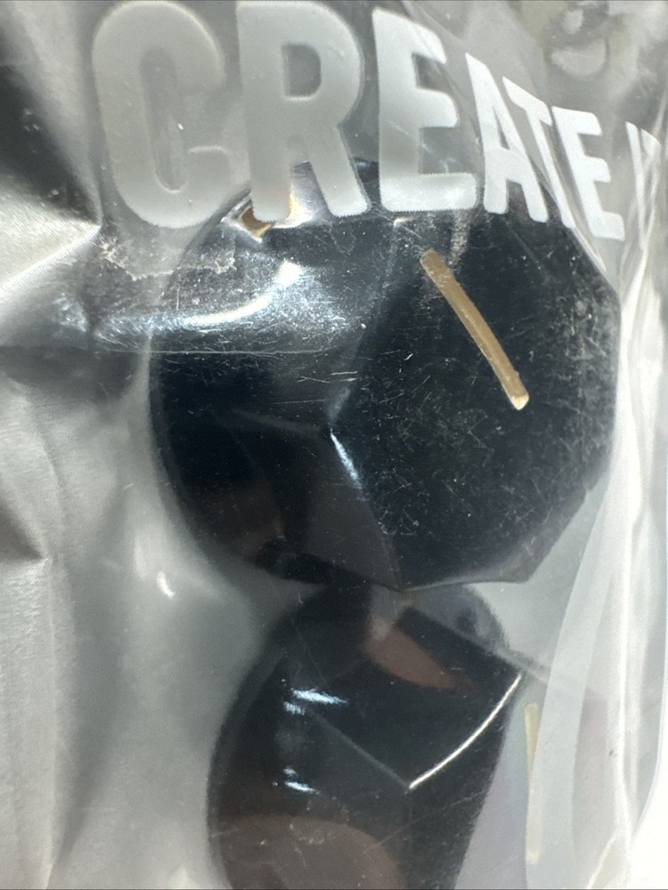 2 Pack Radio Shack 1-5/16” Hexagonal Control Knobs Shaft 274-0407 2740407