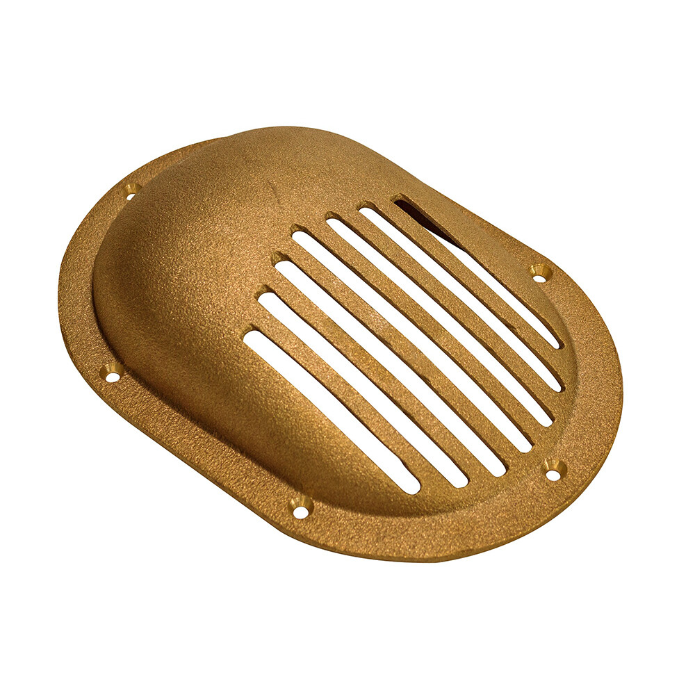 GROCO BRONZE SLOTTED HULL STRAINER 1 1/2" MAX THRU-HULL