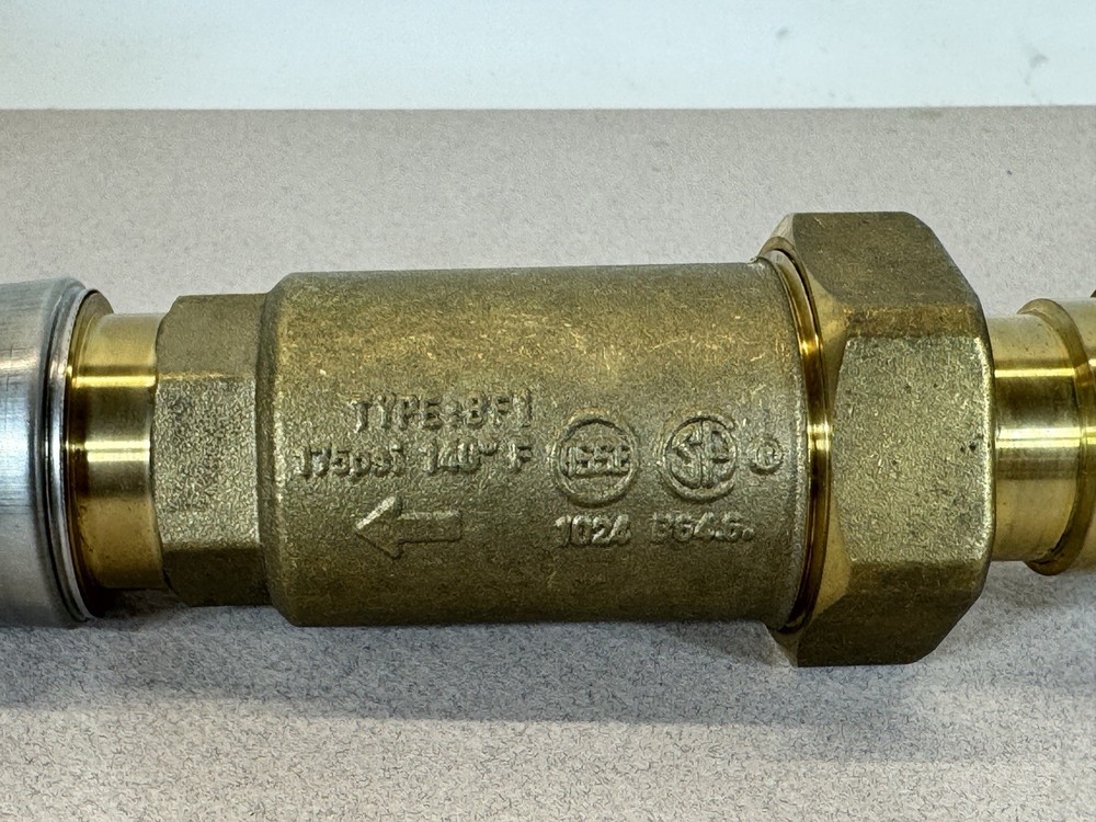 Cash Acme 1” Type BF-1 Dual Check Backflow Preventer BROKEN PLASTIC