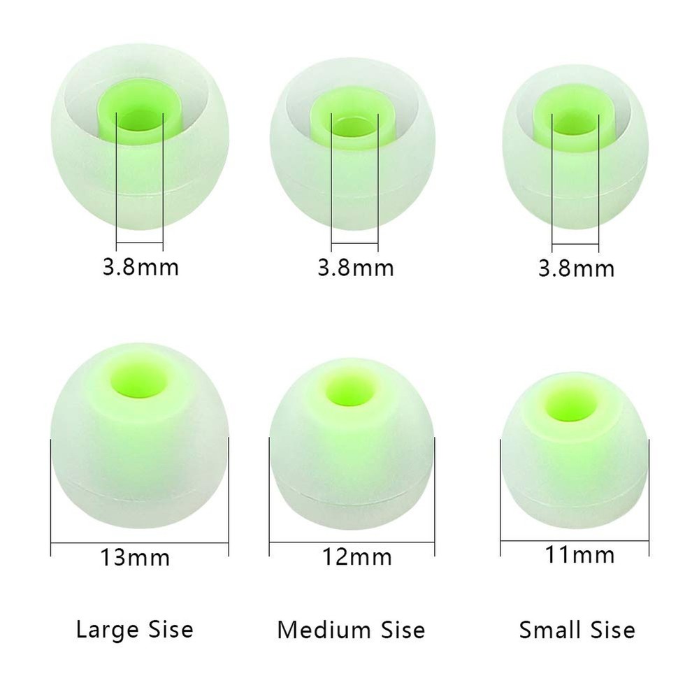 Earbud Replacement Tips - 9 Pairs SML Eartips Eargels