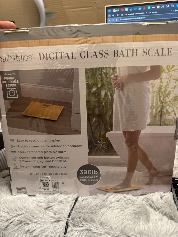 Digital Glass Bath Scale