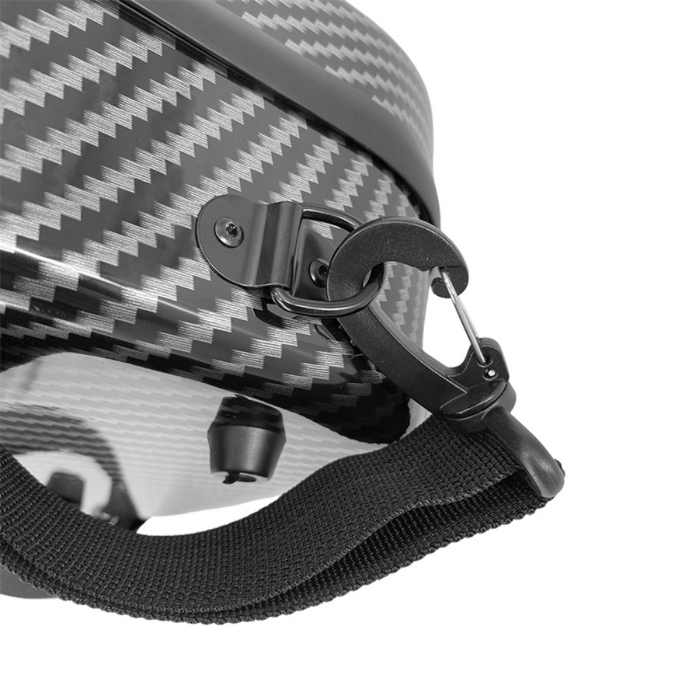 4/4 Carbon Fiber Violin Case Thick Padding Adjustable Backstrap Bow Holder Light