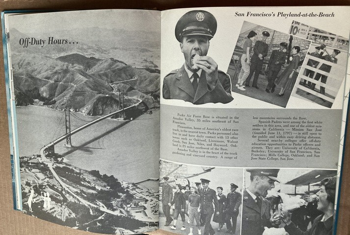 Parks Air Force Base 1955 Yearbook Dublin CA Flights 231 thru 238 Basic Training