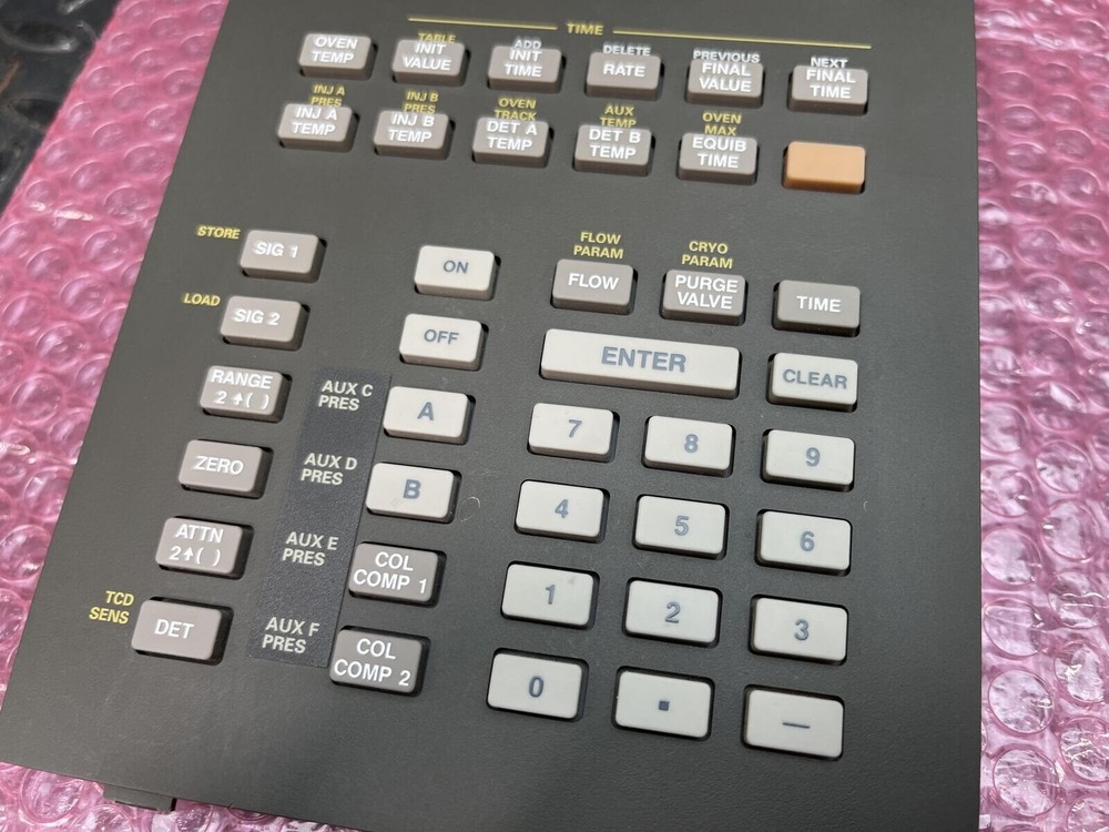 HP 5890A Gas Chromatograph Display Controller Control Panel