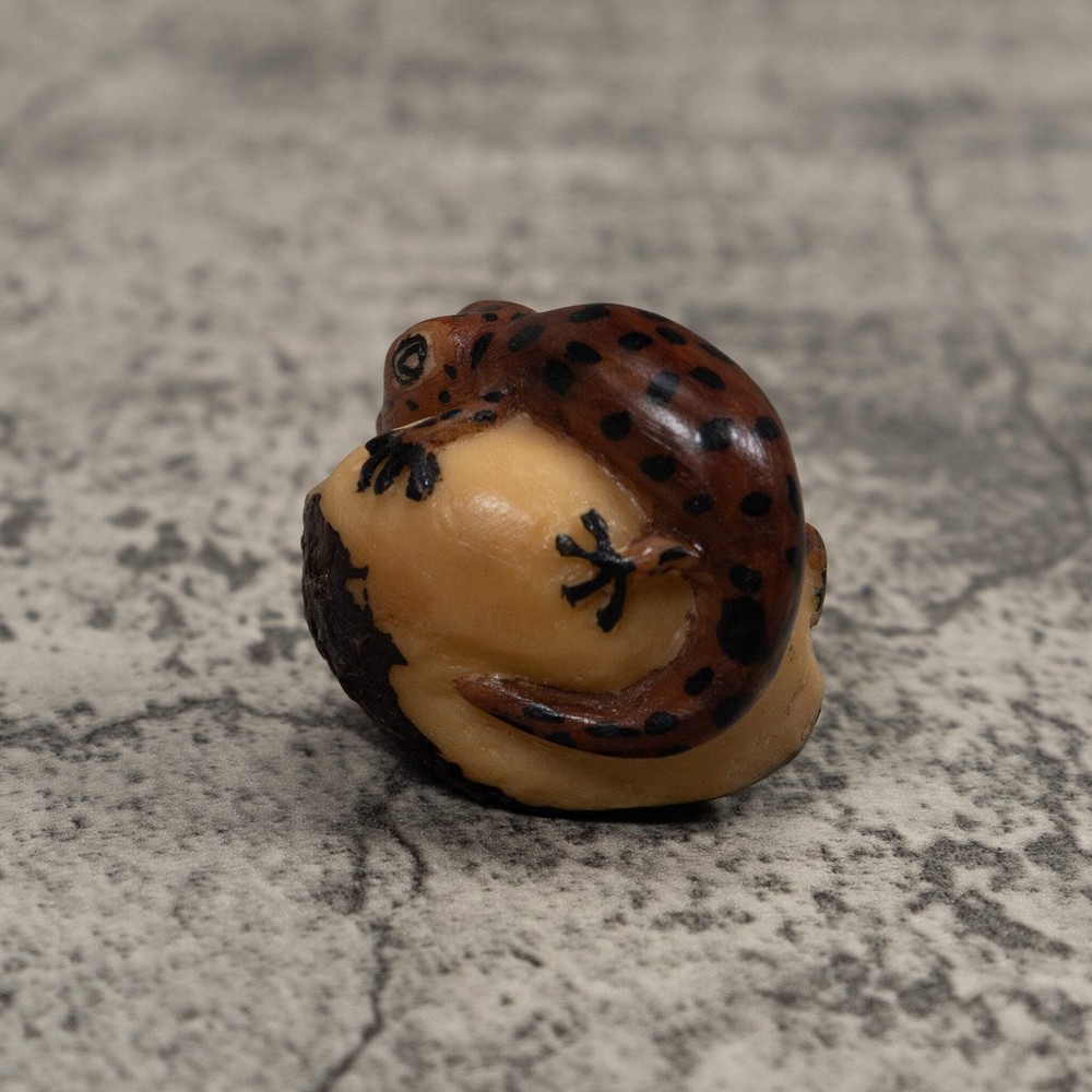 Vintage Gecko Lizard Tagua Carving