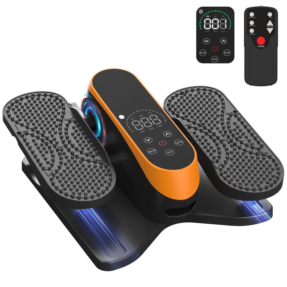 Under Desk Elliptical Machine for Senior 12 Speed Leg Exerciser While Sitting...