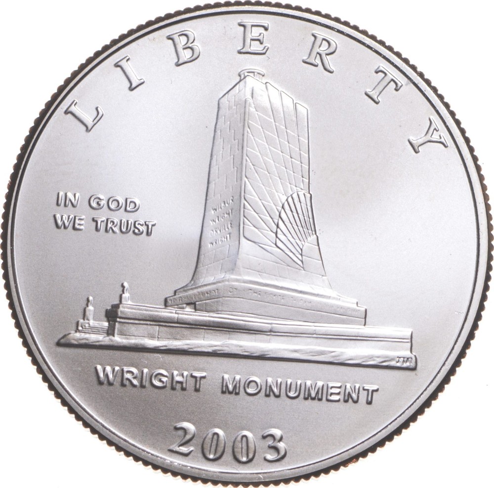 2003 Unc Wright Brothers First Flight Commemorative Half Dollar