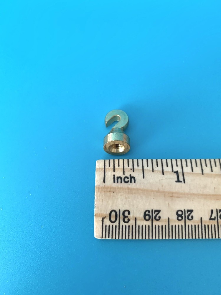 Grandfather Clock Parts. Weight shell Hook. 4 mm thread.