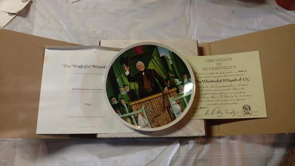 wizard of oz plate set