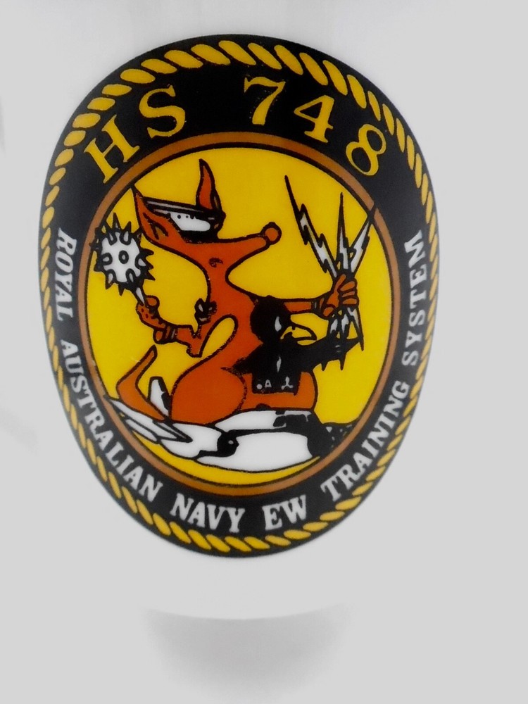 Australian Navy Training System Coffee Cup Mug HS 748