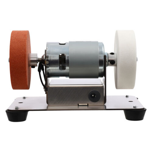 96W Electric Benchtop Grind Sander Adjustable Variable Speed Grinding Machine