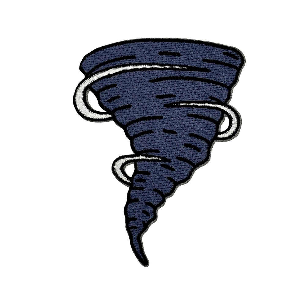 Tornado Embroidered Iron-on Patch