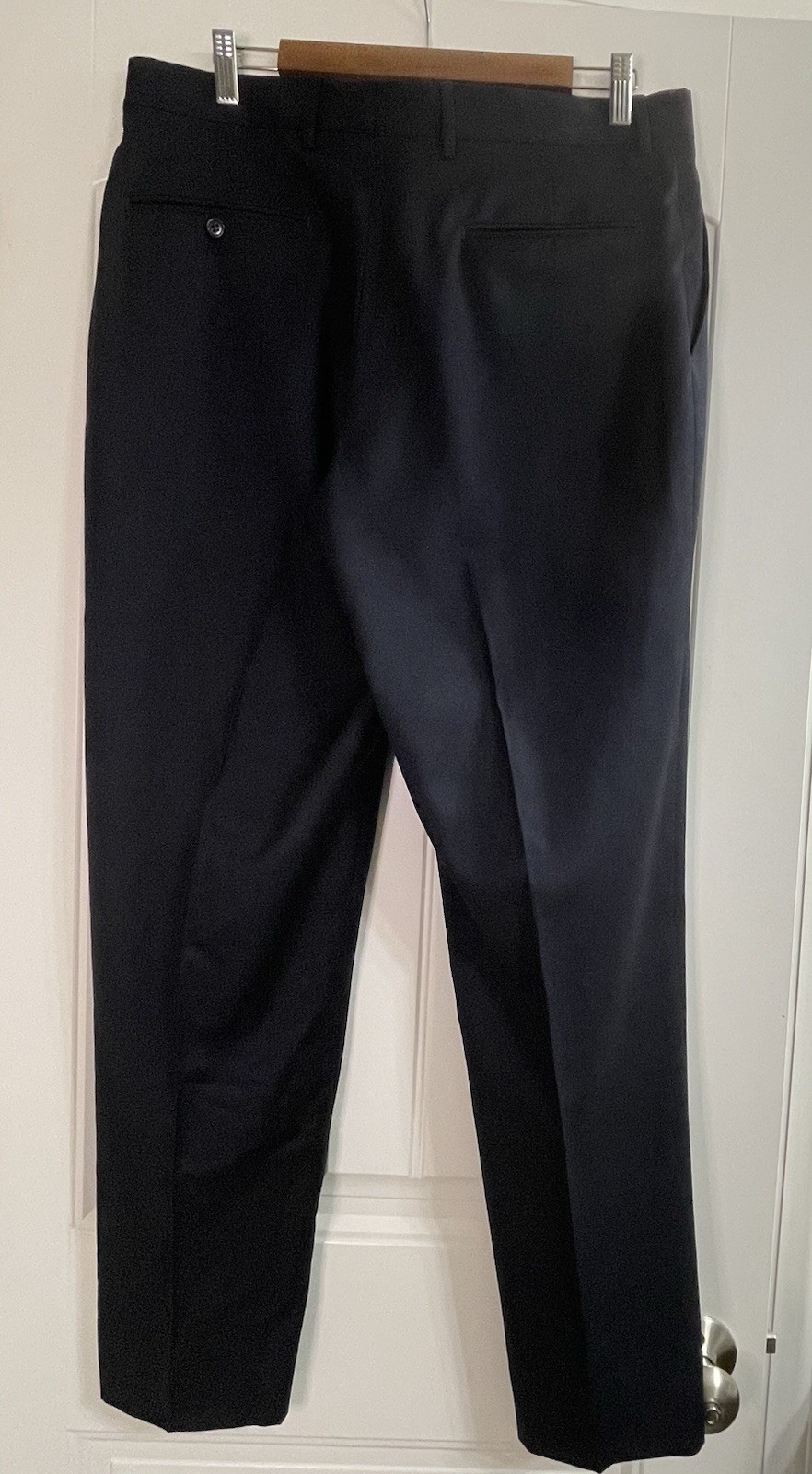 Jos A Bank Signature Collection Black Wool Suit Pants Mens 35R Tailored