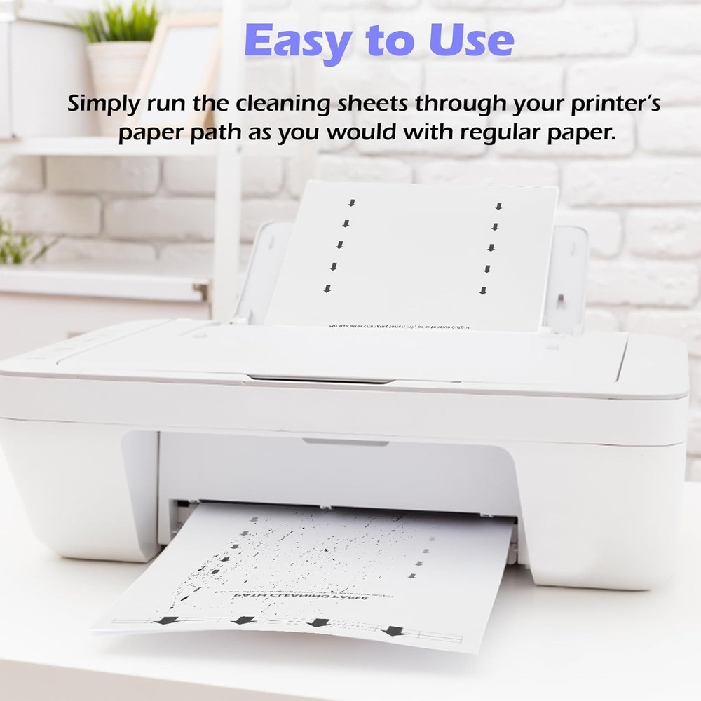 Printer Cleaning Sheets Letter Size 15 Pack Laser Inkjet