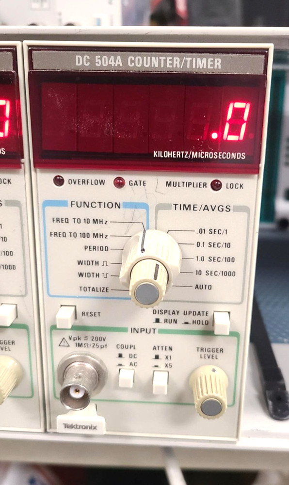 Tektronix DC504A Counter / Timer Module #1