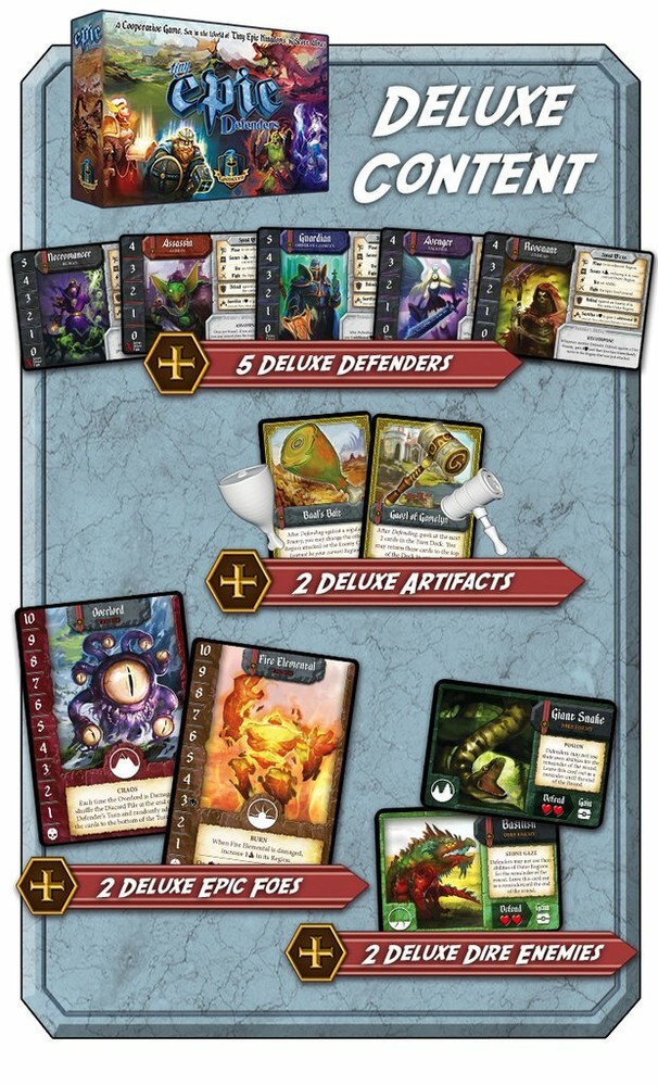 Kickstarter Promo Pack for Tiny Epic Defenders 2nd Edition - NEW